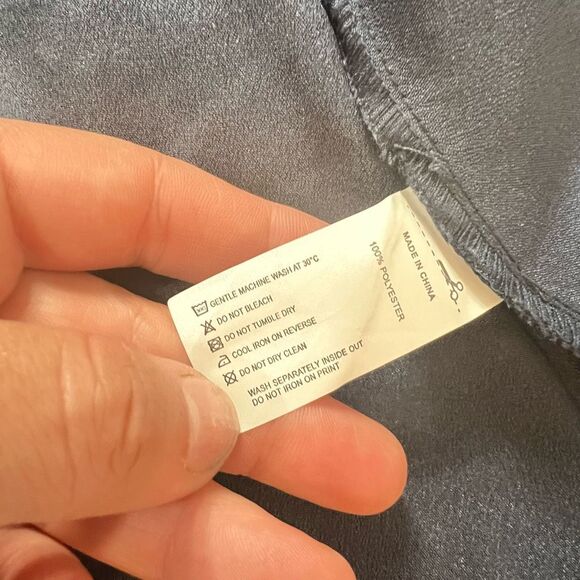 Alcea Rosea Satin Bias Cut Midi Skirt Sz XXL - Picture 11 of 11